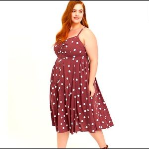 Torrid polka dot dress